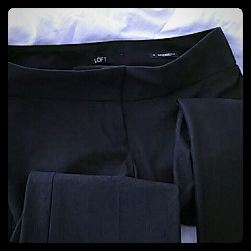Ann Taylor Loft gray trousers size 10